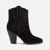 Ash Women's Joe Suede Heeled Boots - Black - Image 1