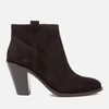 Ash Women's Ivana Suede Heeled Ankle Boots - Black - Image 1