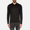 HUGO Men's Delato Long Sleeve Mercerised Polo Shirt - Black - Image 1