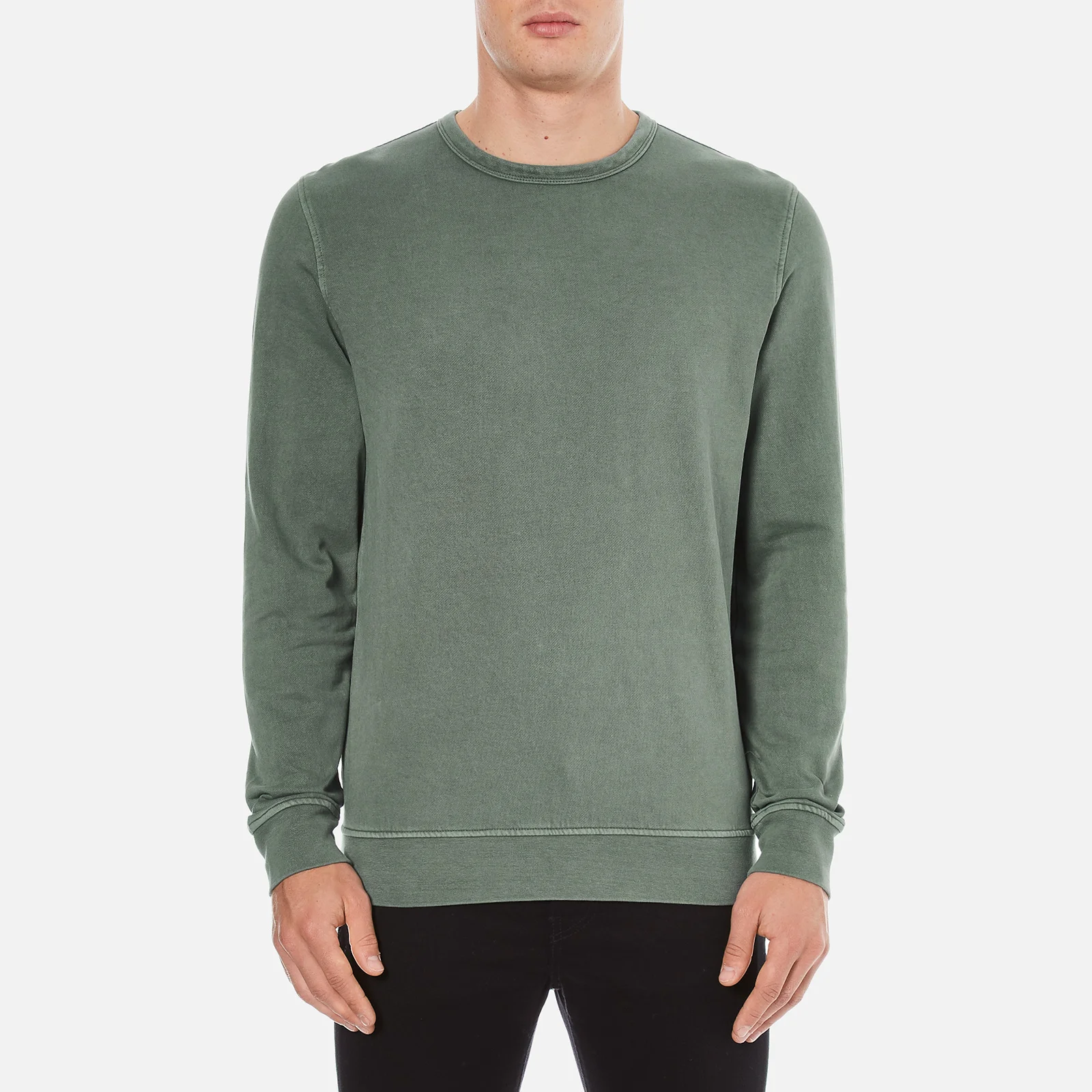 YMC Men's Almost Grown Sweatshirt - Green Image 1