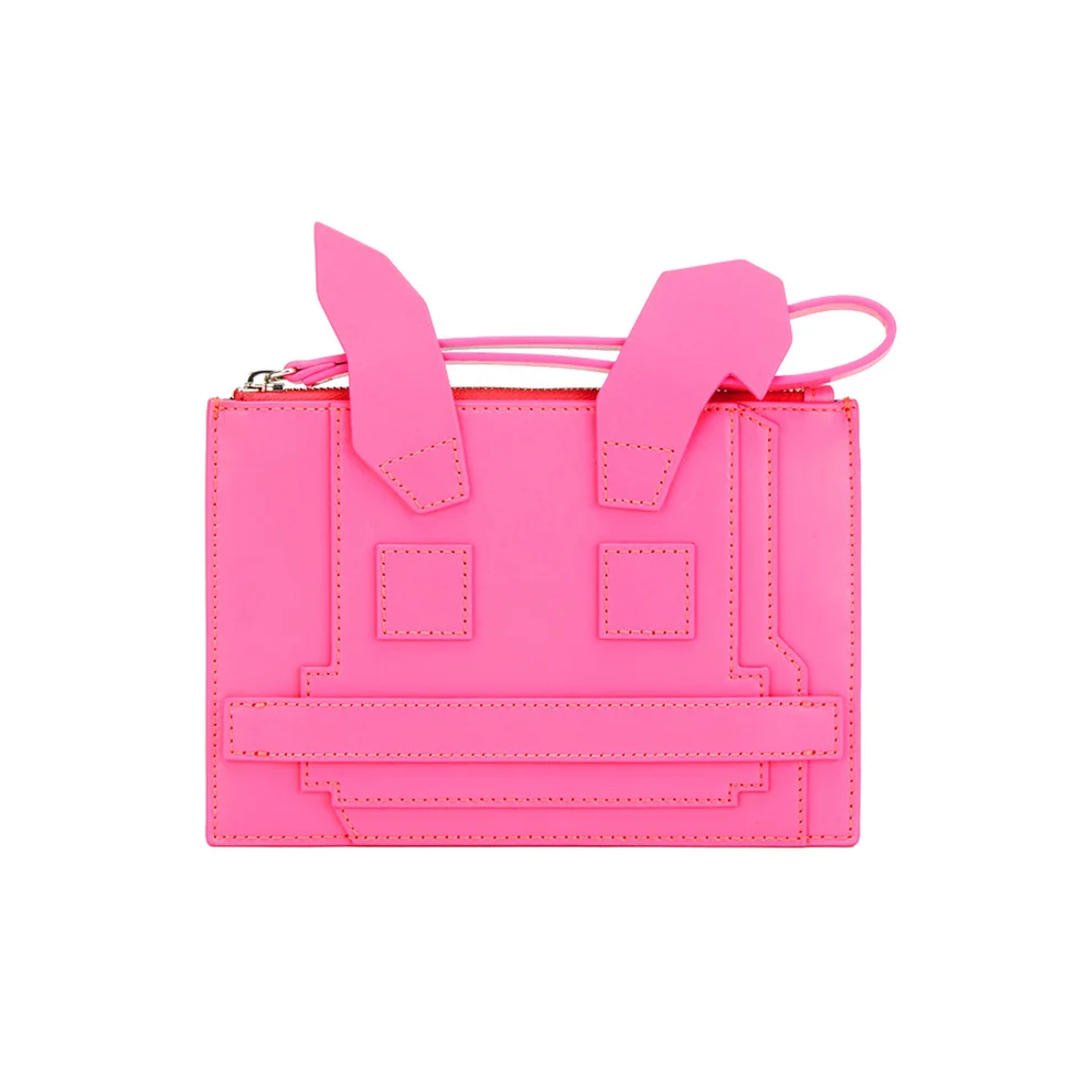 McQ Alexander McQueen Women's Electro Bunny Pouch - Pink Image 1