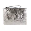 McQ Alexander McQueen Women's Clutch Bag - Light Gunmetal - Image 1