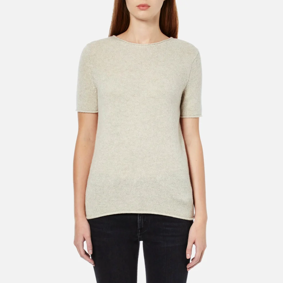 Theory Women's Tolleree Cashmere Jumper - Oatmeal Heather Image 1