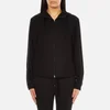 Theory Women's Charlia Admiral Crepe Light Hooded Top - Black - Image 1