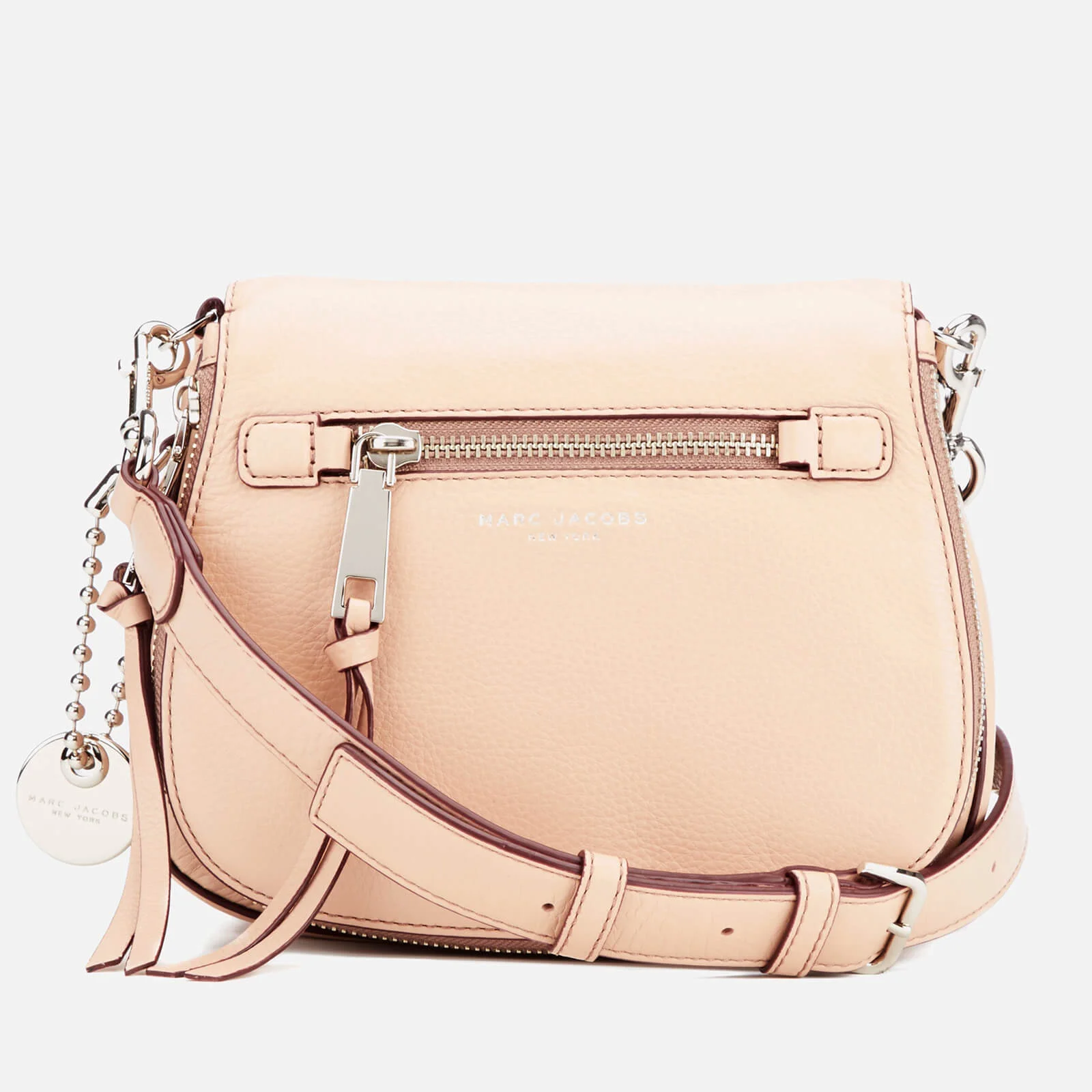 Marc Jacobs Women's Recruit Small Saddle Bag - Nude Image 1
