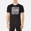 BOSS Green Men's Tee 8 Raised Print T-Shirt - Black - Image 1
