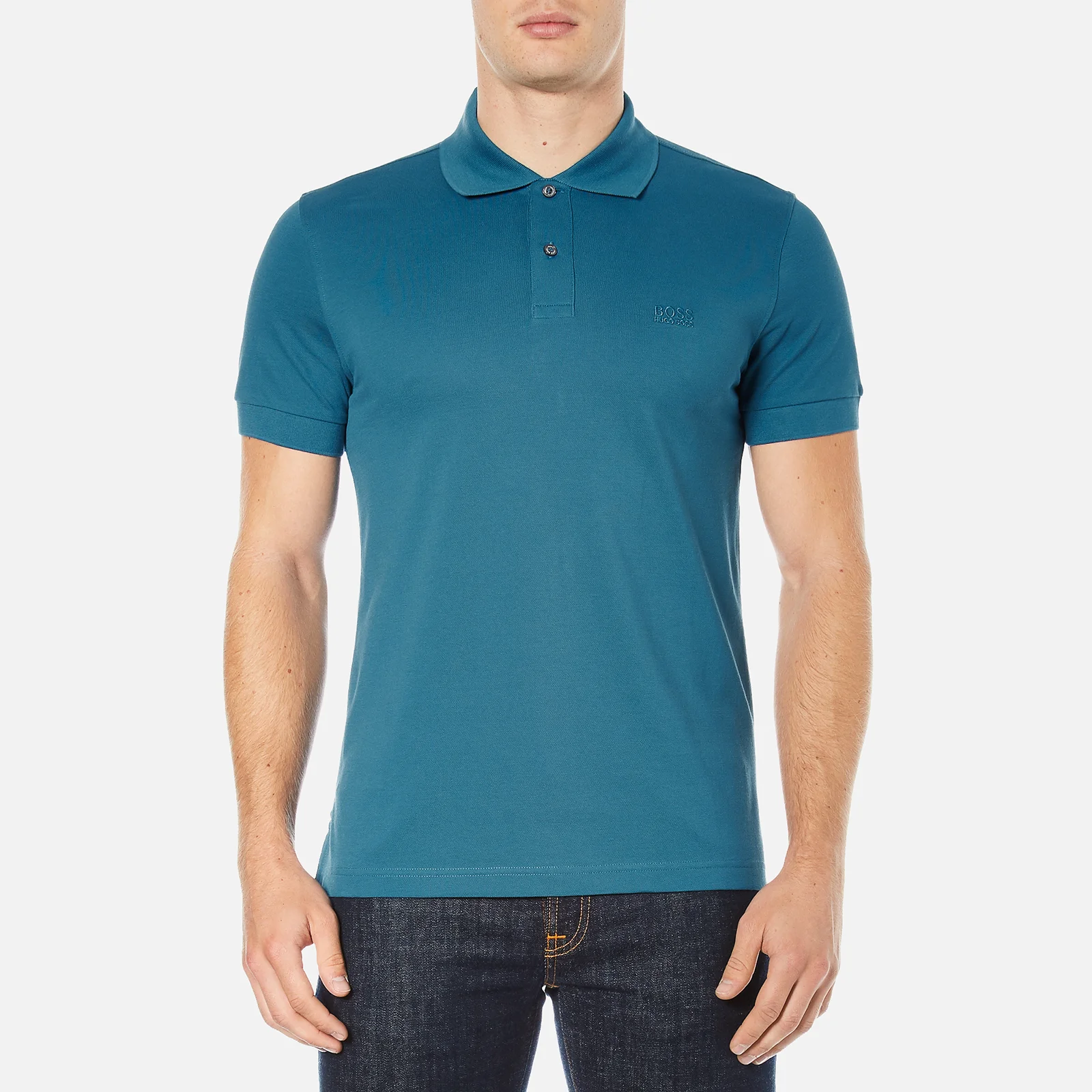 BOSS Green Men's C-Firenze Small Logo Polo Shirt - Blue Image 1