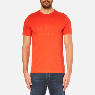 BOSS Green Men's Tee US Tonal Logo T-Shirt - Orange