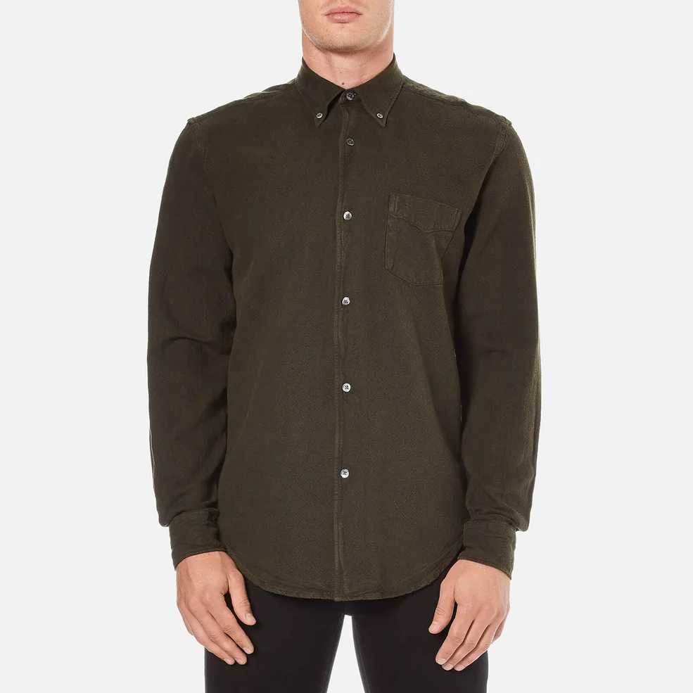 Our Legacy Men's 1950's Oxford Shirt - Olive Image 1