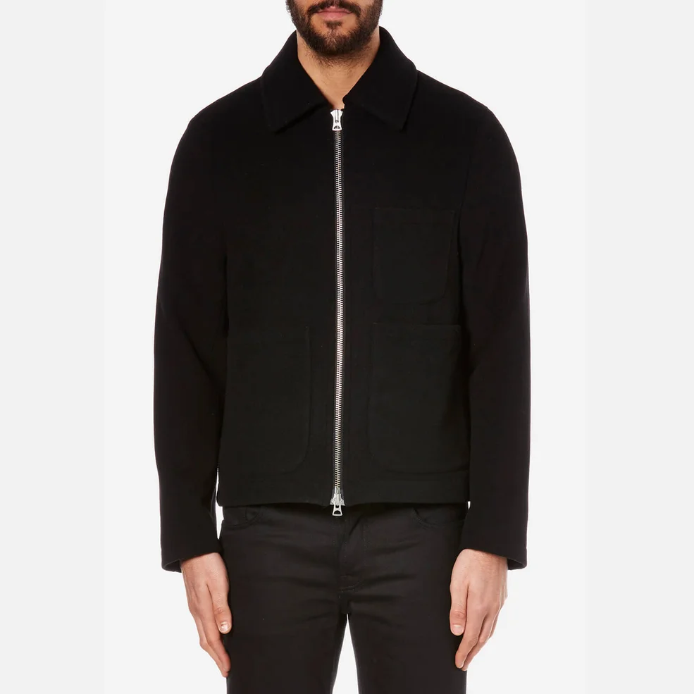 Our Legacy Men's Soft Wool Patch Jacket - Black Image 1