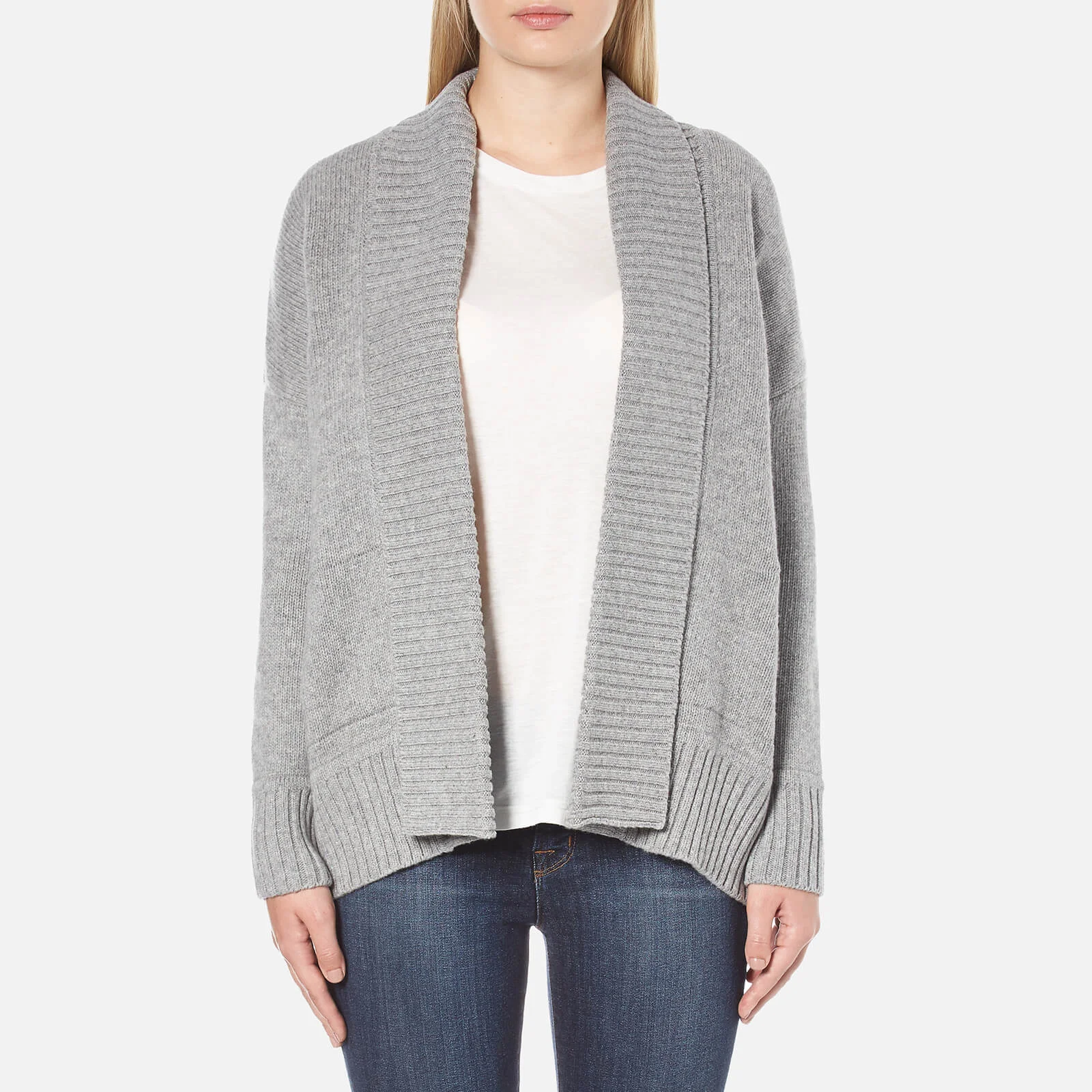Barbour Women's Avalanche Oversized Cardigan - Grey Marl Image 1