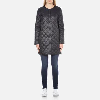 Barbour Women's Collarless Border Quilted Jacket - Black