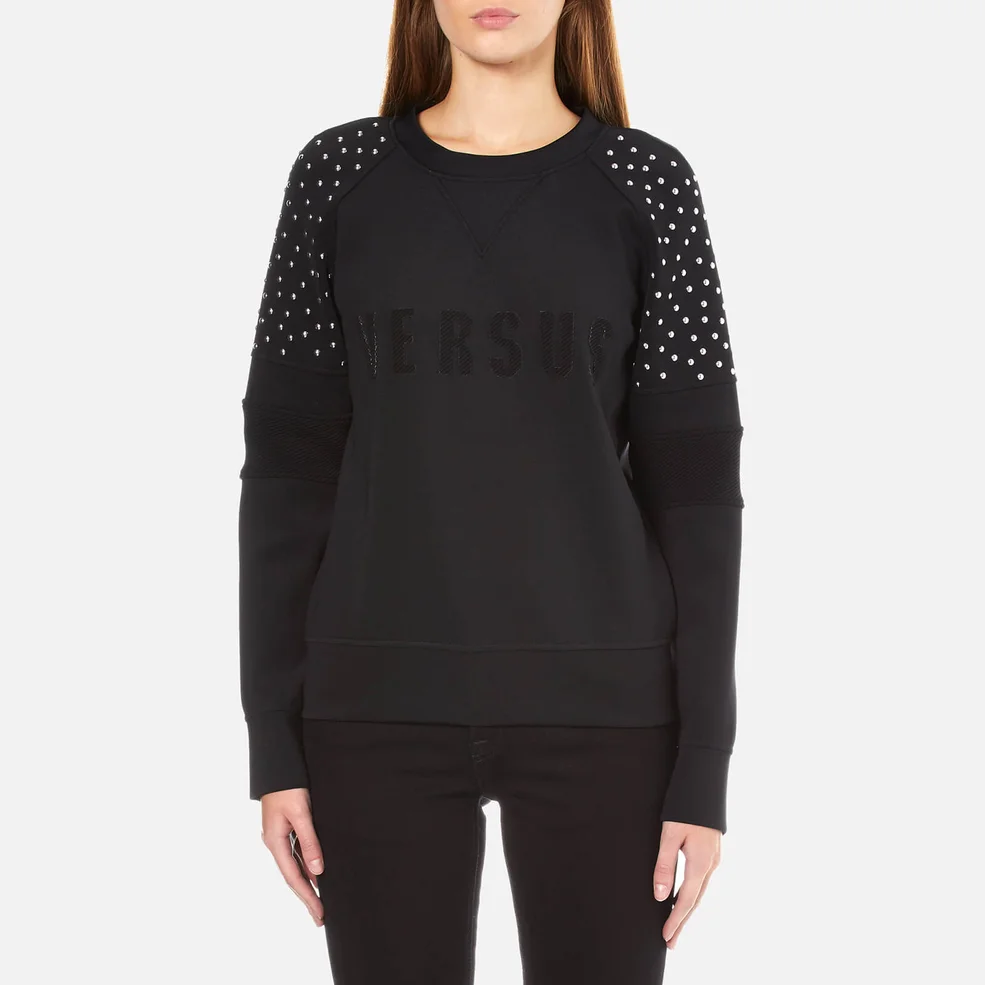 Versus Versace Women's Logo Sweatshirt - Black Image 1