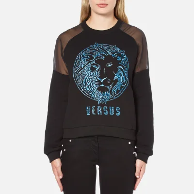 Versus Versace Women's Versus Lion Sweatshirt - Black/Blue