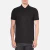 Versace Collection Men's Collar Detail Polo Shirt - Black - Image 1