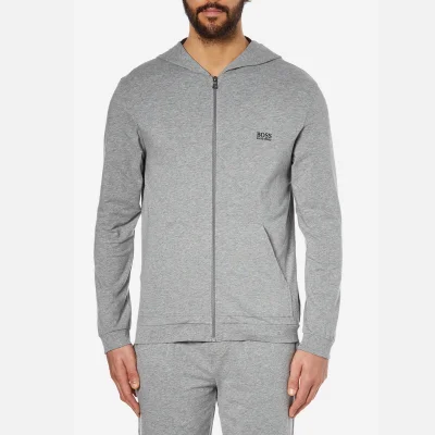 BOSS Hugo Boss Men's Hooded Zipped Sweatshirt - Grey