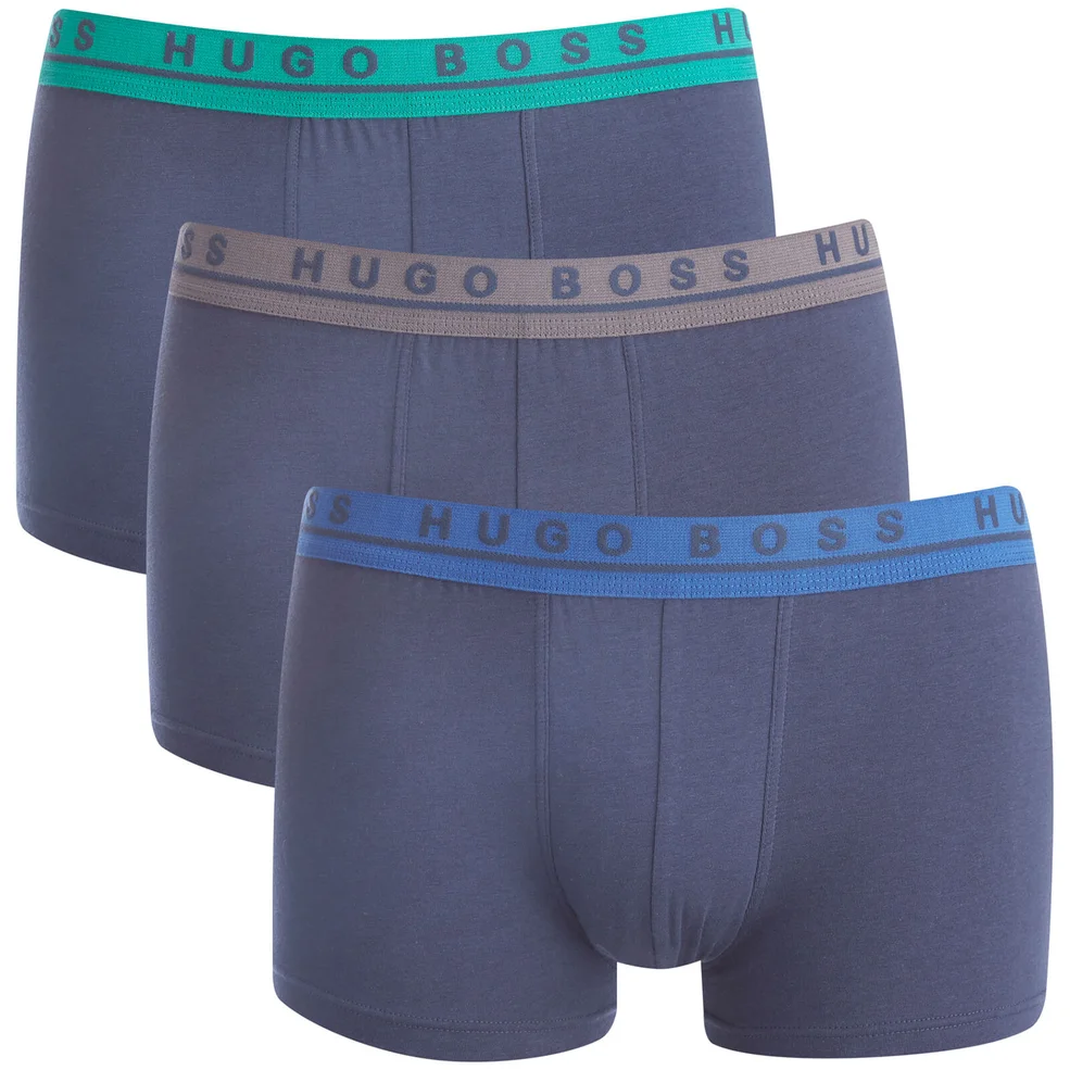 BOSS Hugo Boss Men's 3 Pack Trunks - Multi Image 1