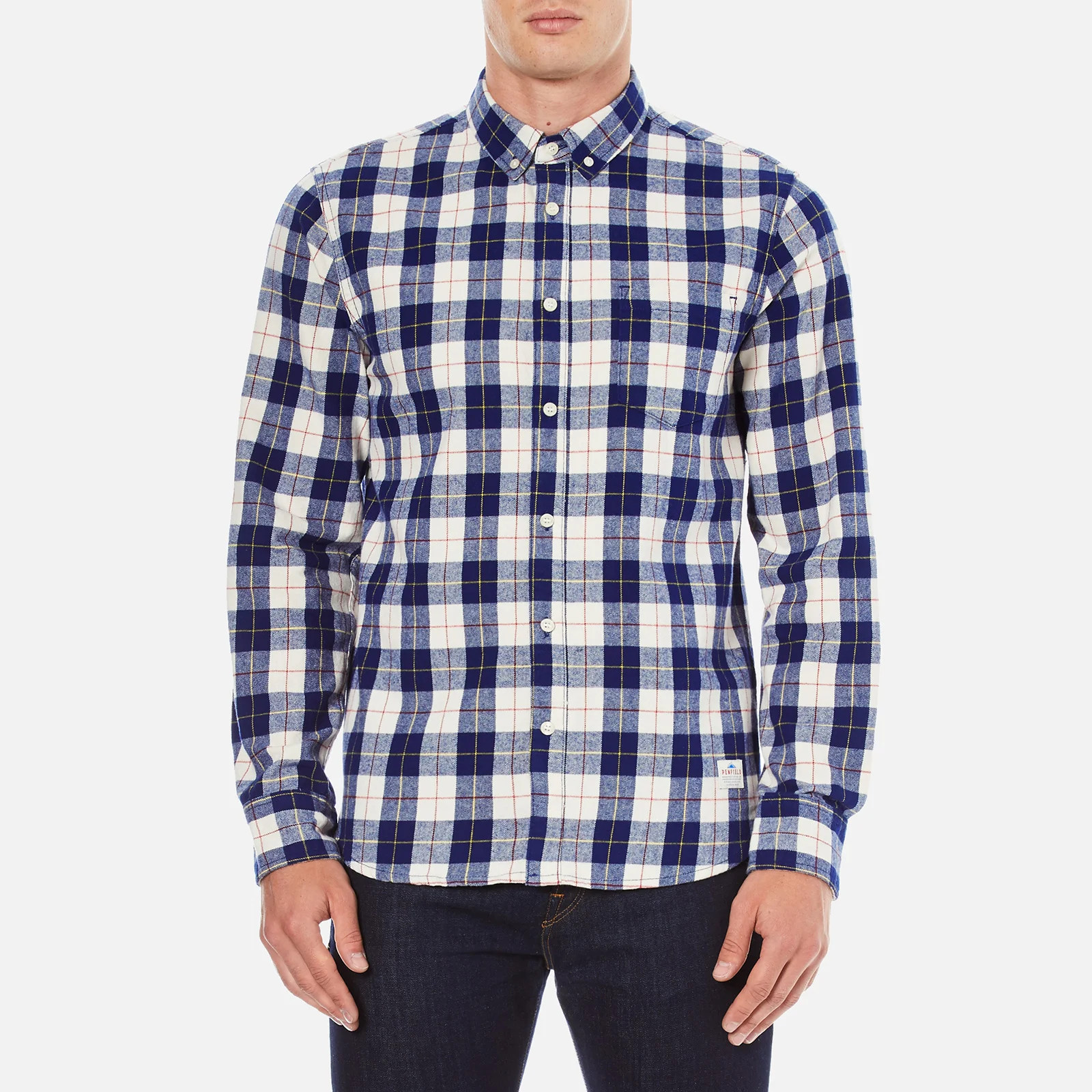 Penfield Men's Pearson Check Shirt - Navy Image 1