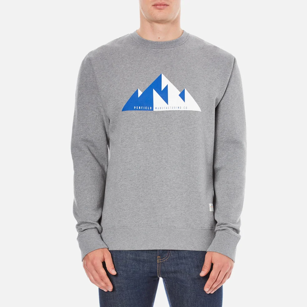 Penfield Men's Geo Sweatshirt - Grey Image 1
