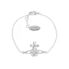 Vivienne Westwood Jewellery Women's Simone Bas Relief Bracelet - Rhodium - Image 1