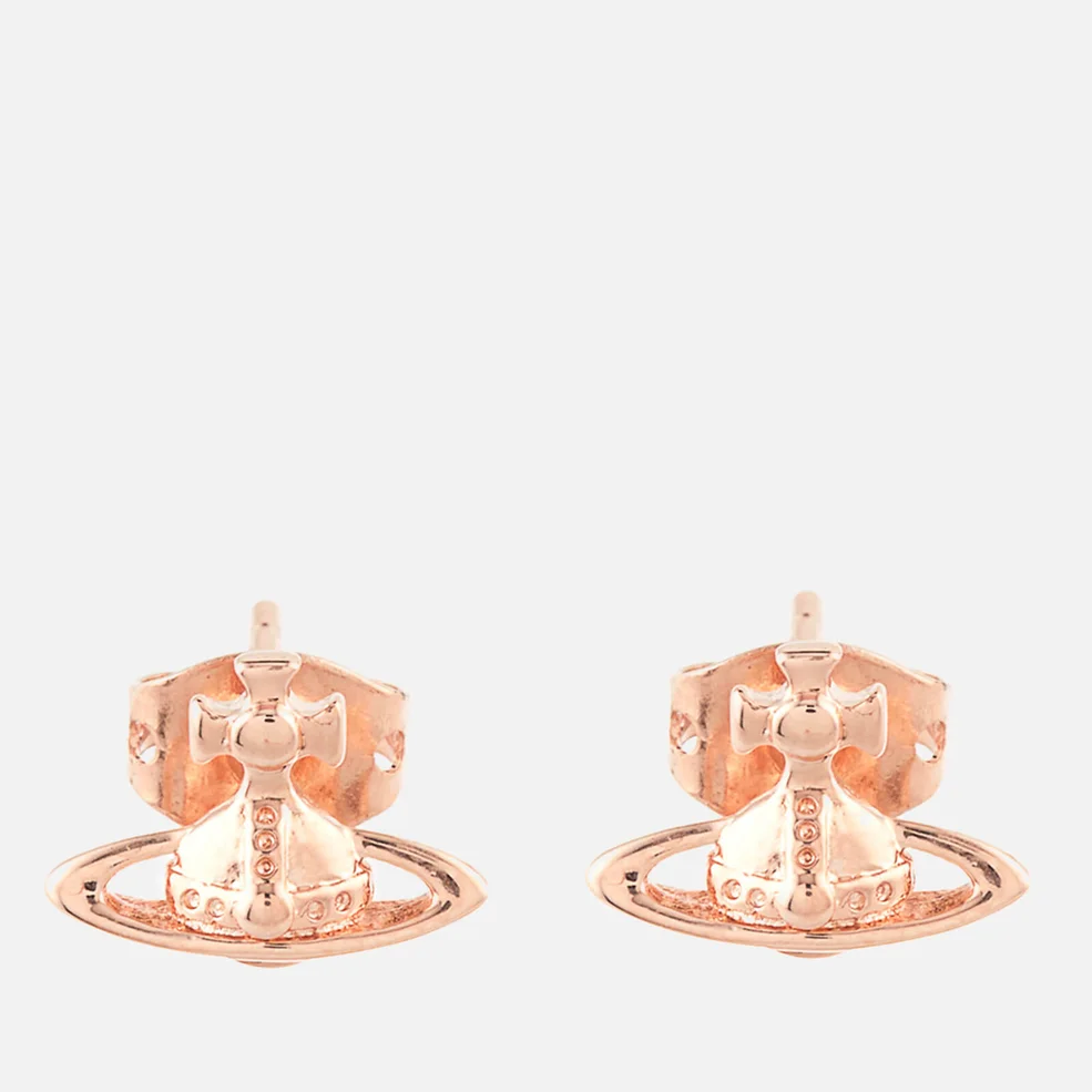 Vivienne Westwood Jewellery Women's Lorelei Stud Earrings - Pink Gold Image 1
