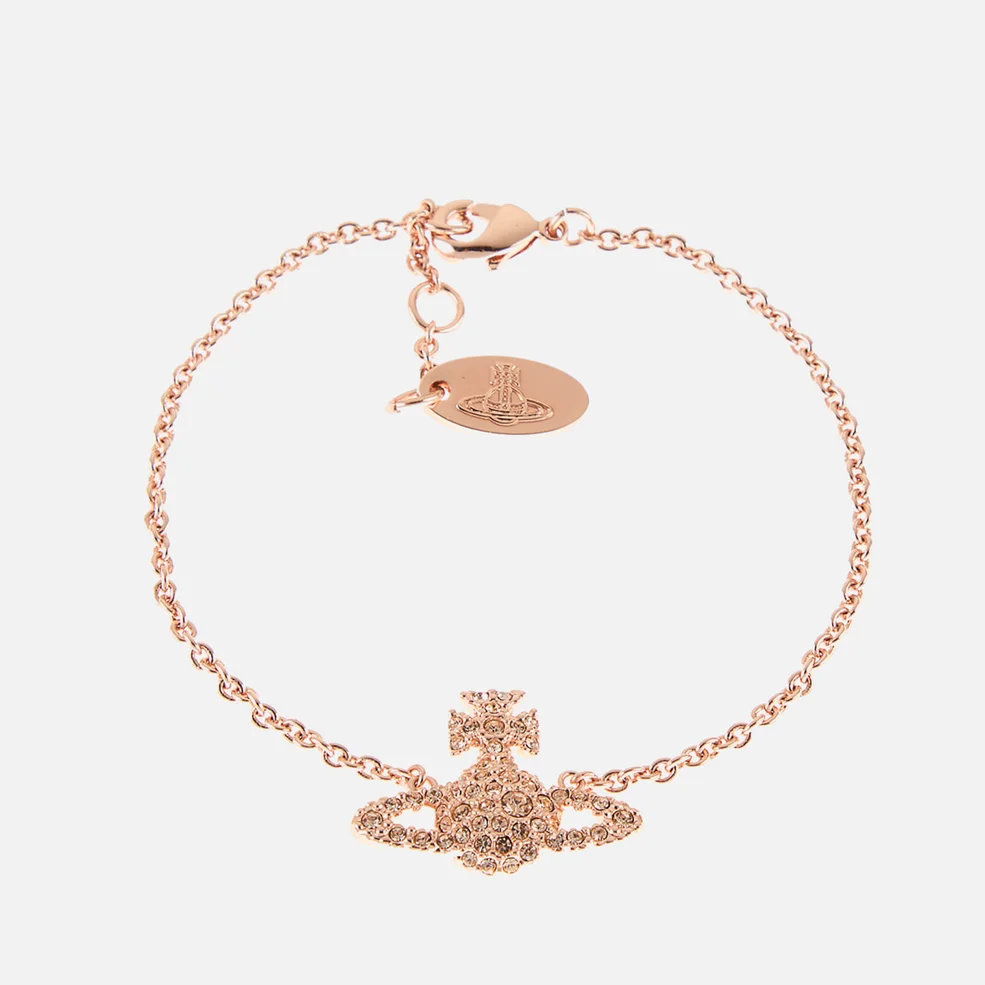 Vivienne Westwood Jewellery Women's Grace Bas Relief Bracelet - Light Peach Image 1