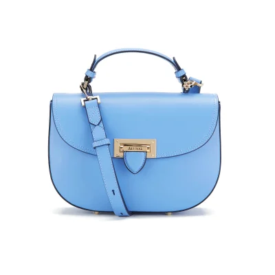 Aspinal of London Women's Letterbox Saddle Bag - Forget Me Not