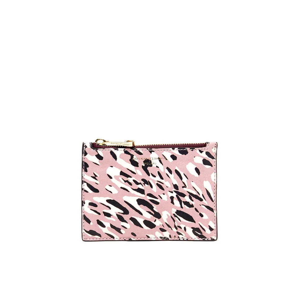 Aspinal of London Women's Essential Small Pouch - Leopard Image 1