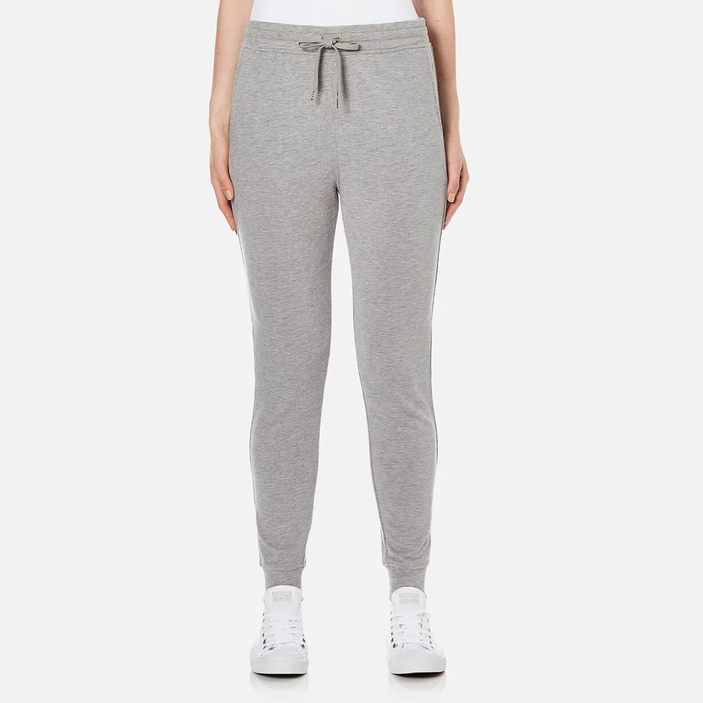 T by Alexander Wang Women's Enzyme Washed French Sweatpants - Heather Grey Image 1