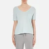 T by Alexander Wang Women's Classic Cropped T-Shirt with Chest Pocket - Wave - Image 1