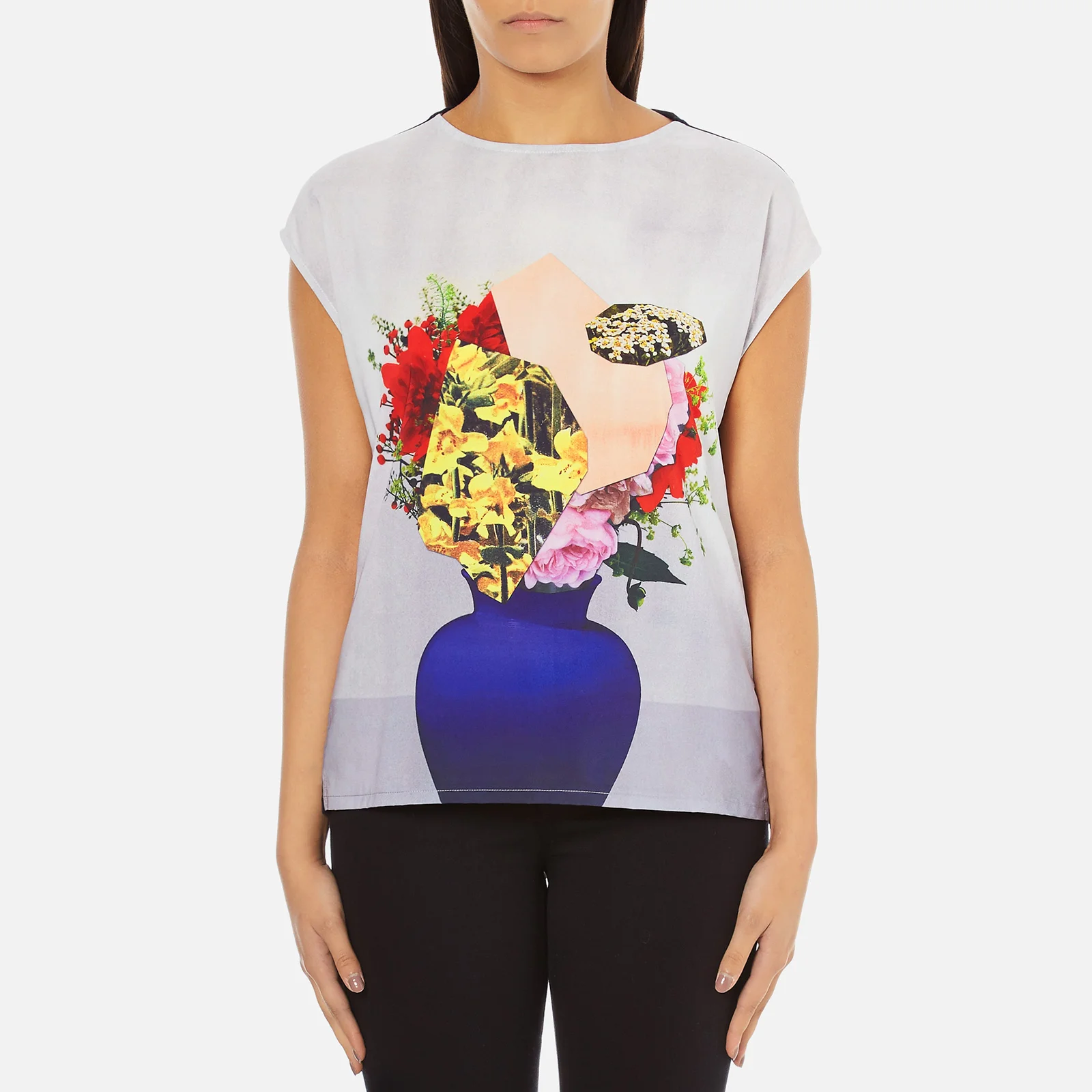 PS by Paul Smith Women's Floral Vase Pauls Photo T-Shirt - Multi Image 1