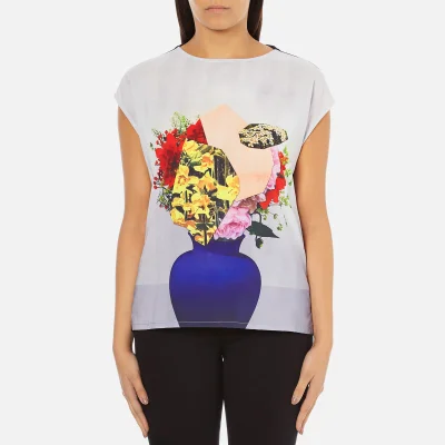 PS by Paul Smith Women's Floral Vase Pauls Photo T-Shirt - Multi