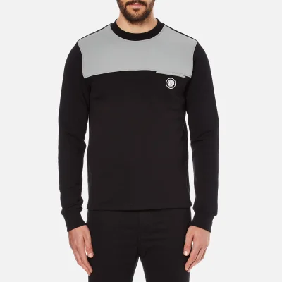 Versus Versace Men's Shoulder Detail Sweatshirt - Black