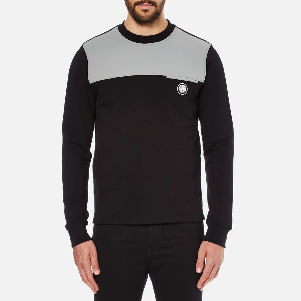Versus Versace Men's Shoulder Detail Sweatshirt - Black Image 1