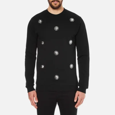 Versus Versace Men's Embellished Crew Sweatshirt - Black