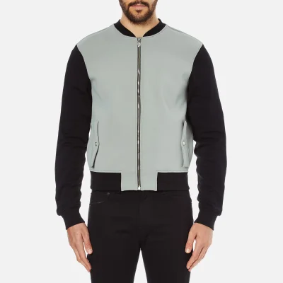 Versus Versace Men's Reverse Logo Zip Through Sweatshirt - Black