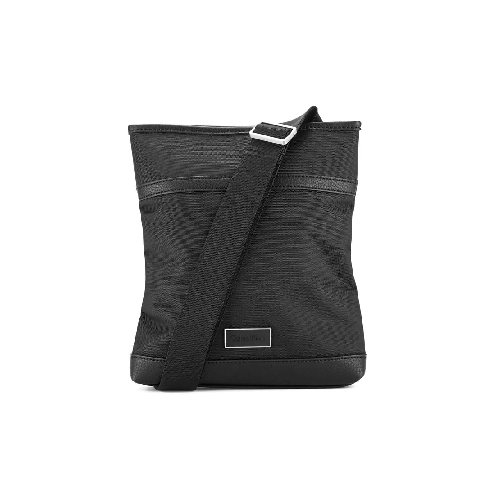 Calvin Klein Men's Ethan Nylon Flat Cross Body Bag - Black Image 1