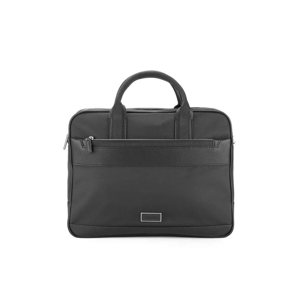 Calvin Klein Men's Ethan Nylon Laptop Bag - Black Image 1