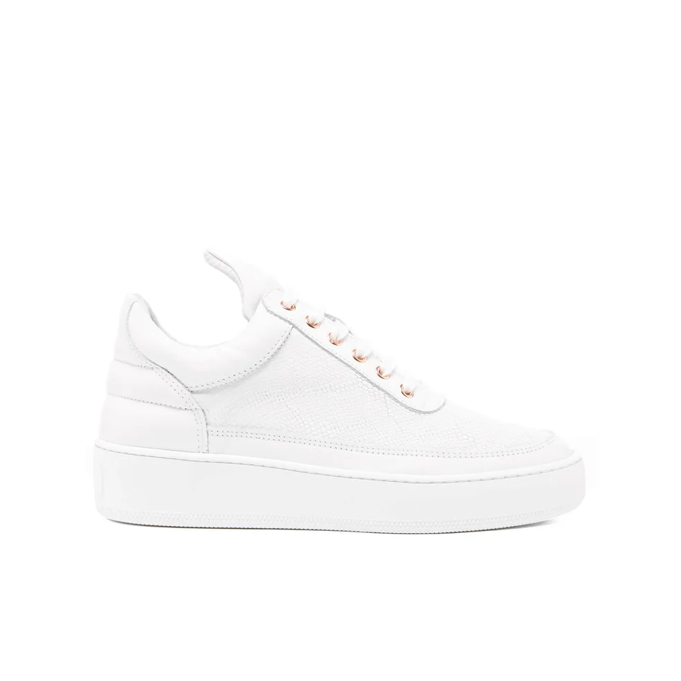 Filling Pieces Women's Leguano Low Top Trainers - White Image 1