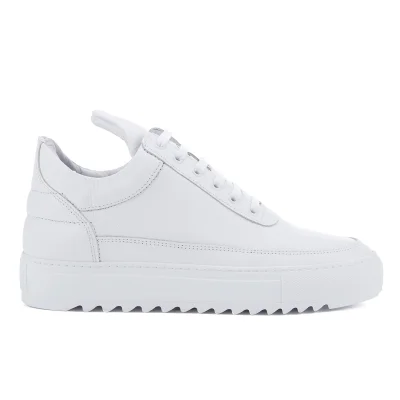 Filling Pieces Women's Thick Ripple Low Top Trainers - White