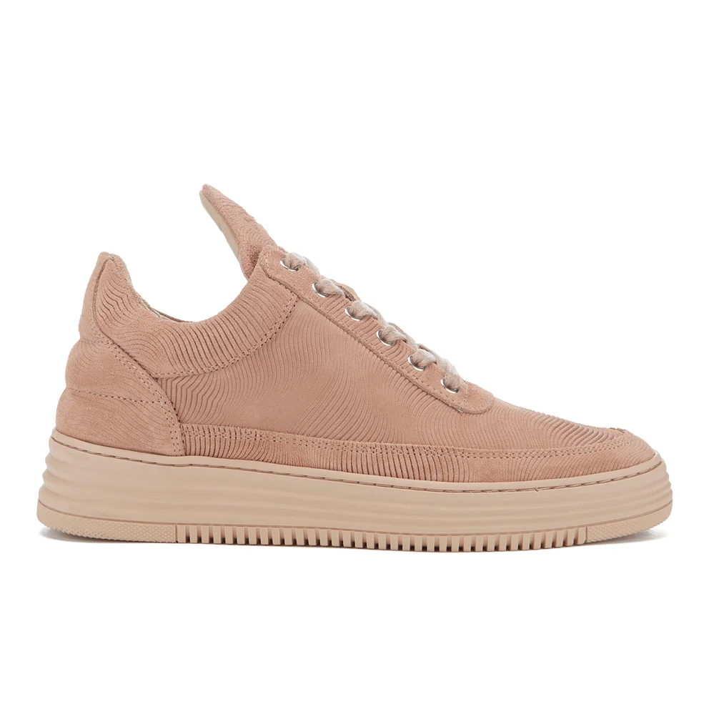 Filling Pieces Women's Monotone Stripe Low Top Trainers - Nude Image 1