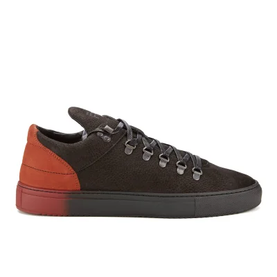 Filling Pieces Men's Mountain Cut Neets Low Top Trainers - Black/Red