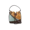 SALAR Women's Tala Small Edges Bucket Bag - Tan/Multi - Image 1