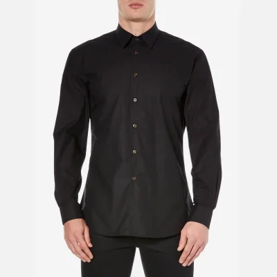 Vivienne Westwood Men's Firm Poplin Classic Cutaway Shirt - Black