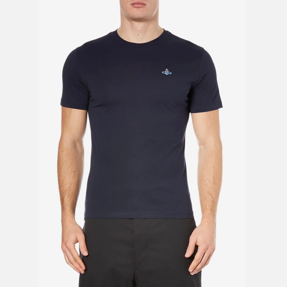 Vivienne Westwood Men's Basic Jersey T-Shirt - Navy Image 1