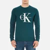 Calvin Klein Men's 90's Re-Issue Sweatshirt - Deep Teal - Image 1