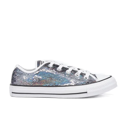 Converse Women's Chuck Taylor All Star Holiday Party OX Trainers - Gunmetal/White/Black