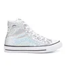 Converse Women's Chuck Taylor All Star Holiday Party Hi-Top Trainers - Silver/White/Black - Image 1