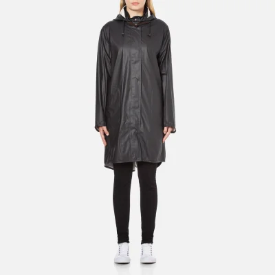 Ilse Jacobsen Women's Light True Rain A Line Coat - Black