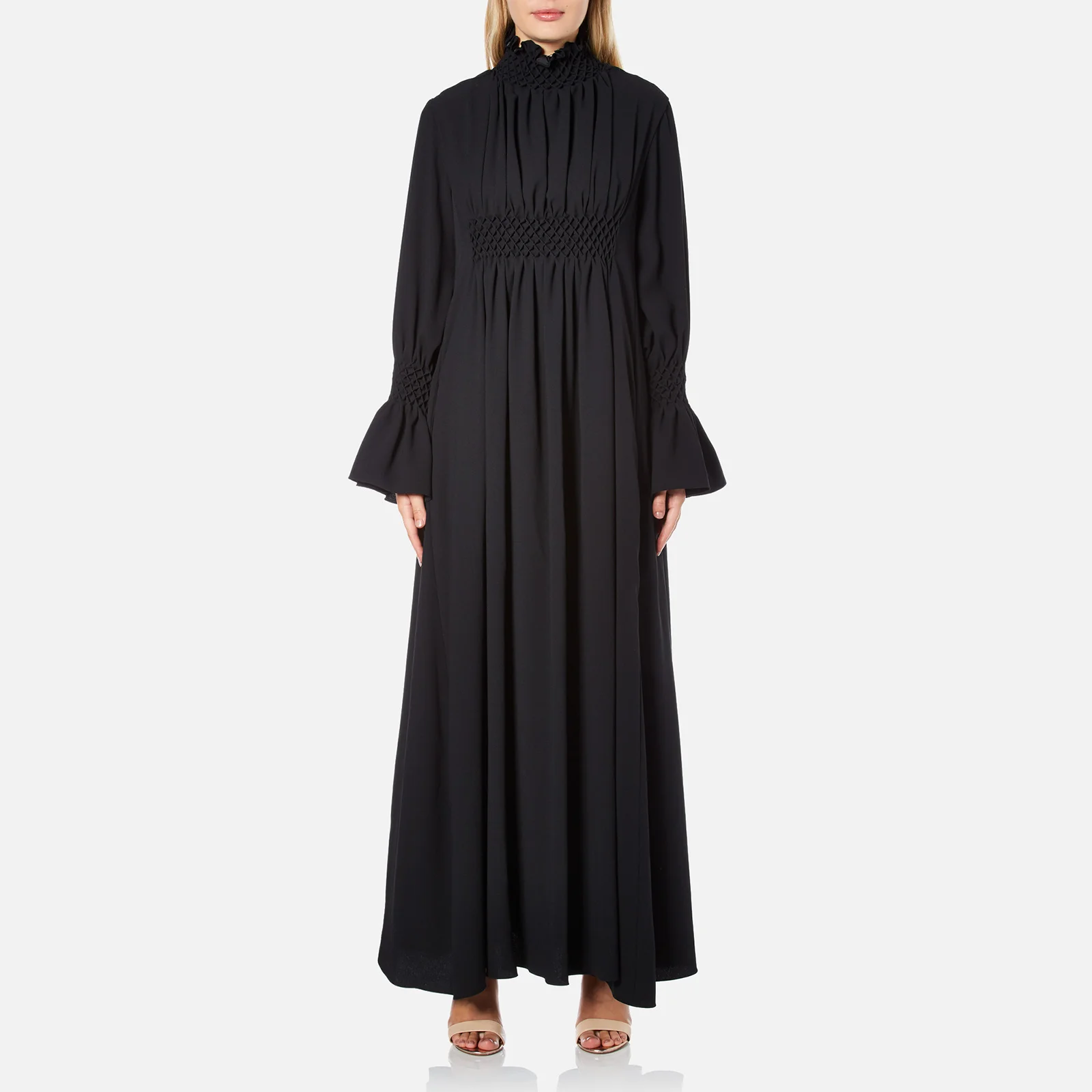 KENZO Women's Crepe Back Satin Maxi Dress - Black Image 1